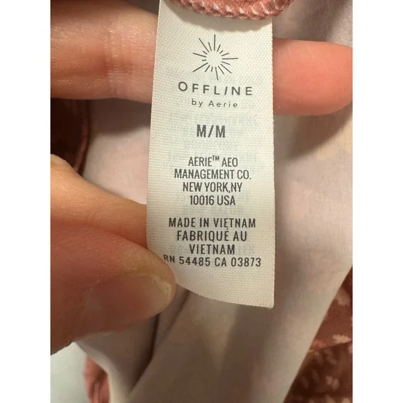 OFFLINE by Aerie Floral Rose Real Me Ruffle Exercise Dress with Shorts Medium - Picture 8 of 9